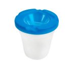 Vaso limpiapinceles liderpapel de plastico 8x8,5 cm