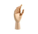 Maniqui mano liderpapel para pintura y dibujo articulado y flexible de madera 18 cm certificado fsc