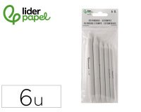 Difumino liderpapel bolsa de 6 unidades diametros surtidos 116 mm / 150 mm