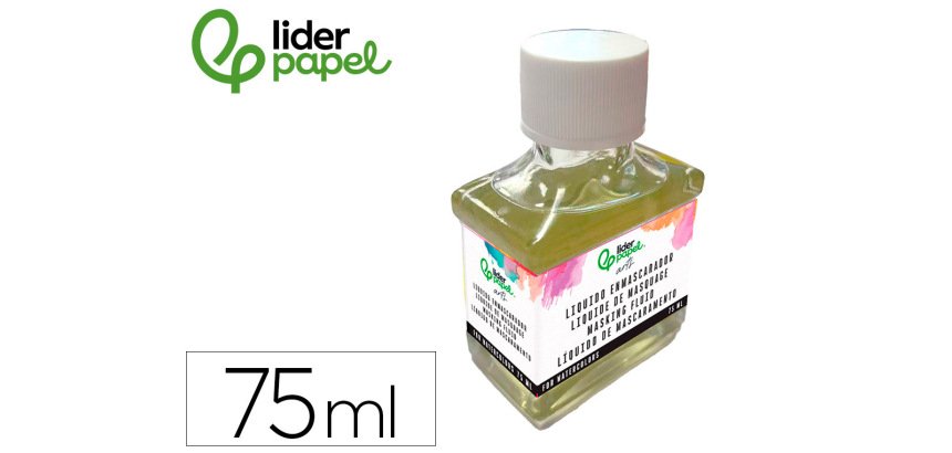 Liquido enmascarador para acuarela liderpapel bote de 75 ml