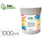 Gesso acrilico liderpapel aditivo preparador de superficies bote de 1 litro