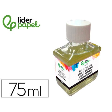 Barniz liderpapel acabado brillante para pintura bote de 75 ml