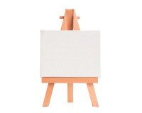 Mini lienzo con caballete liderpapel 6x8 cm gramaje 280g/m2