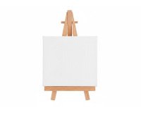 Mini lienzo con caballete liderpapel 8x10 cm gramaje 280g/m2 certificado fsc