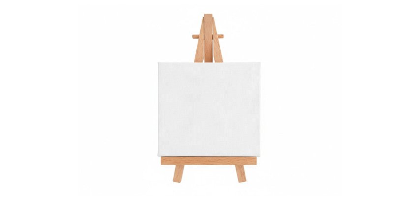 Mini lienzo con caballete liderpapel 8 x 10 cm gramaje 280g/m2