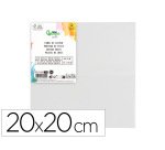 Panel de lienzo liderpapel 20x20 cm gramaje 280g/m2