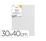 Panel de lienzo liderpapel 30 x 40 cm gramaje 280g/m2