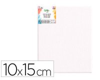 Bastidor liderpapel 0p lienzo grapado parte trasera algodon 100% bordes madera 10x15 cm gramaje 280g/m2 certificado