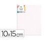 Bastidor liderpapel 0p lienzo grapado parte trasera algodon 100% bordes madera 10x15 cm gramaje 280g/m2 certificado