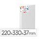 Bastidor 3d extragrueso liderpapel 4p grapado parte trasera algodon 100% 22x33 cm gramaje 380g/m2 certificado