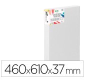 Bastidor 3d extragrueso liderpapel 12p grapado parte trasera algodon 100% 46x61 cm gramaje 380g/m2 certificado
