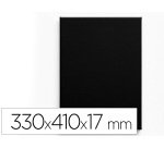 Bastidor negro liderpapel 6f lienzo 33 x 41 cm grapado parte trasera algodon 100%  gramaje 320g/m2