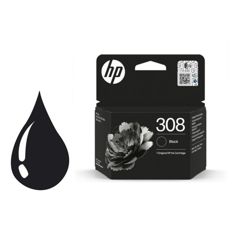 Ink jet hp 308 negro envy 6110/6120/6130/6520/6530 160 paginas