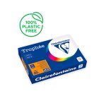 Papel color trophee a4 80gr naranja neon paquete de 500 hojas