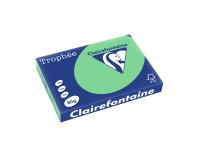 Papel color trophee a3 80 g verde pastel paquete de 500 hojas