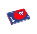 Papel color trophee a3 80gr rojo coral paquete de 500 hojas
