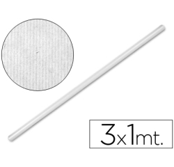 Papel kraft liderpapel blanco rollo 3x1 m
