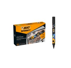 Rotulador bic intensity paint marker color negro