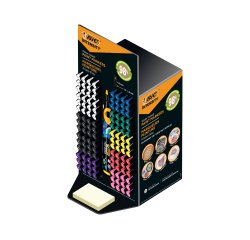 Rotulador bic intensity paint marker expositor de 120 unidades colores surtidos
