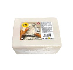 Pasta de modelar sio-2 plus extra color blanco paquete de 5 kg
