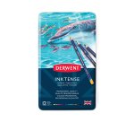 Lapices de colores derwent inktense acuarelable caja metalica de 12 unidades colores surtidos