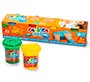 Pasta de modelar carioca baby do 150 ml caja de 4 unidades colores surtidos