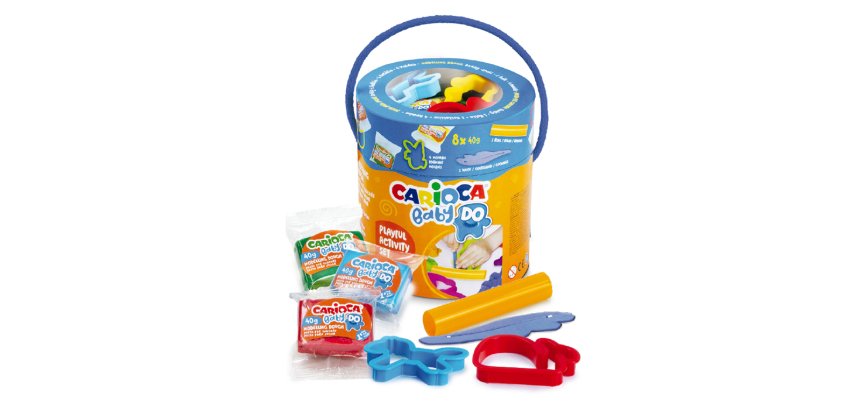 Pasta de modelar carioca baby do playset 10 piezas