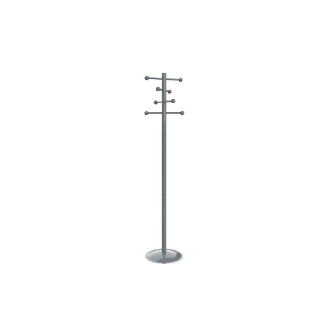 Perchero maul saphir lite 8 colgadores color gris altura 171 cm
