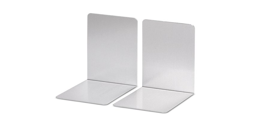 Apoyalibros metalico maul aluminio 100x80x100 mm juego