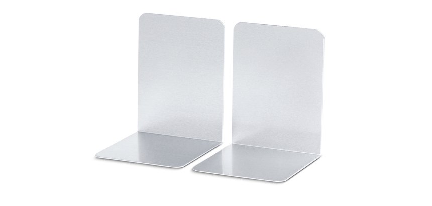 Apoyalibros metalico maul aluminio 100x100x130 mm juego