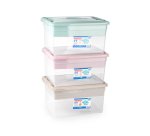 Caja organizadora plastico plasticforte n 9 con bandeja colores surtidos 27x34x18 cm