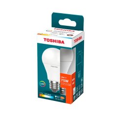 Bombilla led toshiba essential a60 e27 10w luz calida 2700k