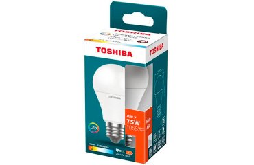 Bombilla led toshiba essential a60 e27 10w luz calida 2700k