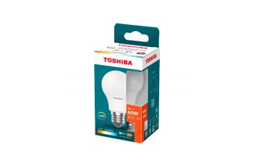 Bombilla led toshiba essential a60 e27 8w luz calida 2700k