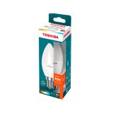 Bombilla led toshiba essential c37 e14 4.7w luz calida 2700k