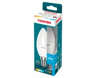 Bombilla led toshiba essential c37 e14 4.7w luz fria 6500k