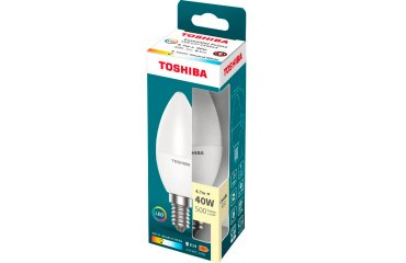 Bombilla led toshiba essential c37 e14 4.7w luz neutra 4000k