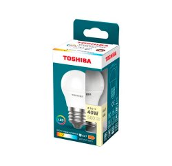 Bombilla led toshiba essential g45 e27 4.7w luz neutra 4000k