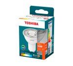 Foco led toshiba essential gu10 4.5w luz calida 2700k