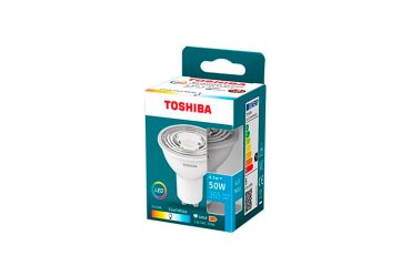 Foco led toshiba essential gu10 4.5w luz fria 6500k