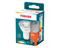 Foco led toshiba essential gu10 5.5w luz calida 2700k