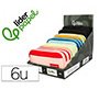 Estuche portatodo liderpapel duo 2 cremalleras con bolsillo frontal 220x90x50 mm