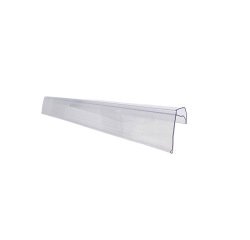 Soporte portaprecios q-connect para estanteria etiqueta 40x1000 mm transparente