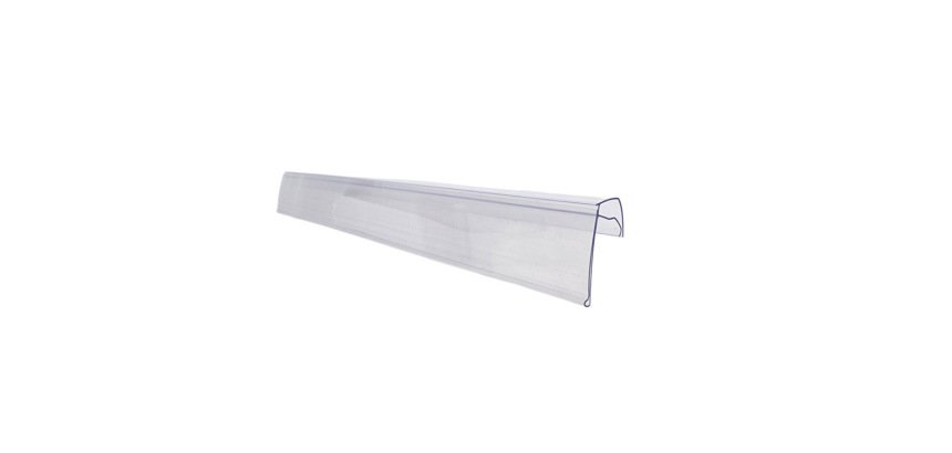 Soporte portaprecios q-connect para estanteria etiqueta 40x1000 mm transparente