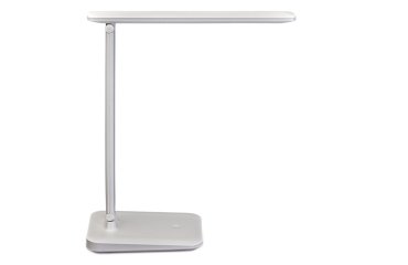 Lampara de escritorio maul led 2,7w 325lm luz ajustable panel tactil brazo giratorio blanca