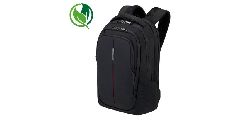 Mochila samsonite guardit 3.0 para portatil de 14,1\" tirantes ergonomicos y panel trasero malla 3d negro