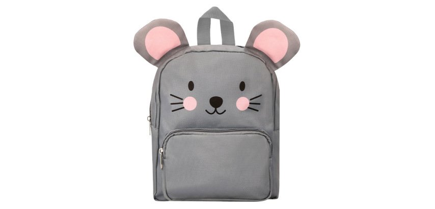 Mochila infantil imaginovo backpack buddies raton dos compartimentos poliester 280x90x200 mm