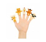 Marionetas de dedos imaginovo tiny tales pvc granja blister de 5 unidades surtidas