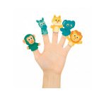 Marionetas de dedos imaginovo tiny tales pvc selva blister de 5 unidades surtidas