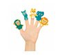 Marionetas de dedos imaginovo tiny tales pvc selva blister de 5 unidades surtidas